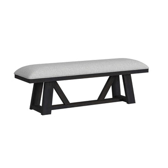 Transcend - Banco de comedor - Carbón vegetal/gris claro