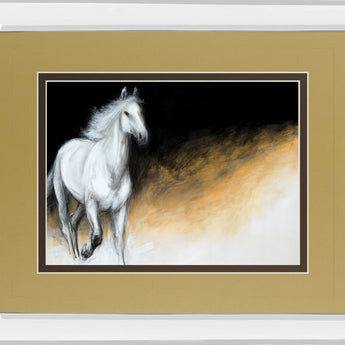 Light And Dark By Milenko Katic - Mirror Framed Print Wall Art - Light Brown
