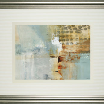 A Million Times Apart By Natasha Barnes - Framed Print Wall Art - Beige