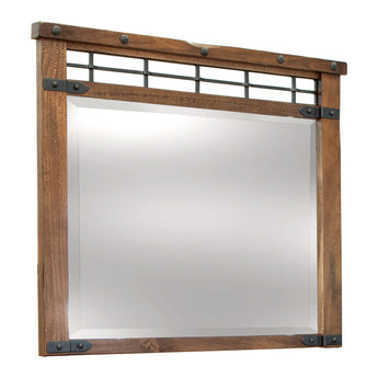 Parota Mirror Cinnamon Brown - Mirrors at Quality Home Furniture Mesquite