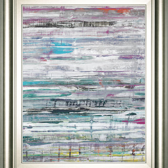 Land Drift By Hilario Gutierrez - Framed Print Wall Art - Gray