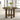 Ottowa - Mesa de comedor redonda de madera con estante - Marrón