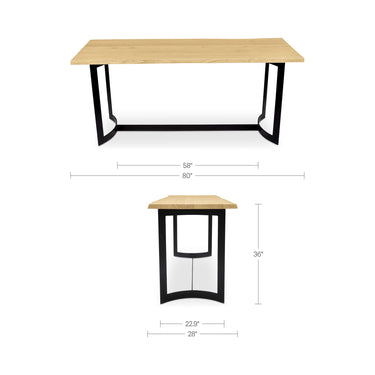 Bent - Counter Table - Oak / Natural