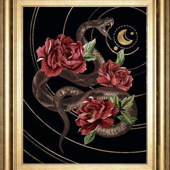 22x26 Burn and Shine I By Melissa Wang - Black