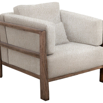Roots - Fabric Armchair - Talawa / Beige