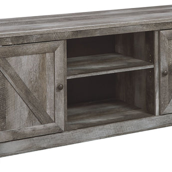 Wynnlow - 63" TV Stand W/Fireplace Option - Gray