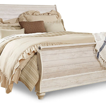 Willowton - Sleigh Bed
