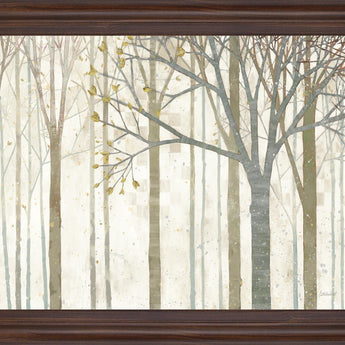 Whispering Branches - 28" x 34" Framed Wall Art - Gray