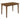 Robles - 5 Piece Rectangular Dining Table Set - Chestnut