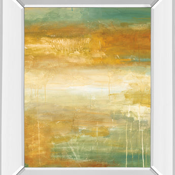 Golden Possibilities By Pasion - Mirror Framed Print Wall Art - Gold