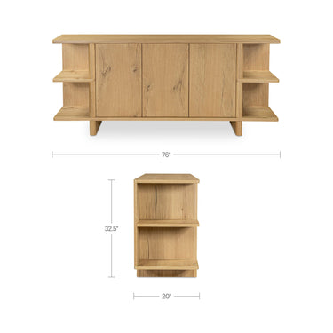 Casey - Sideboard - Rustic / Oak / Natural
