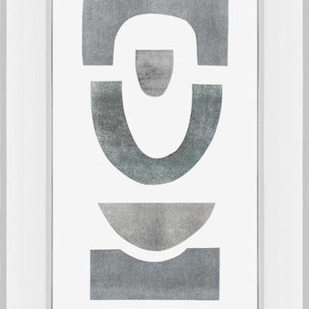 Neutral Totems VIII By Rob Delamater - Pearl Silver