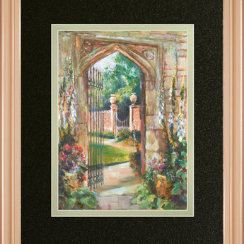 Invitation By Marysia - Framed Print Wall Art - Green