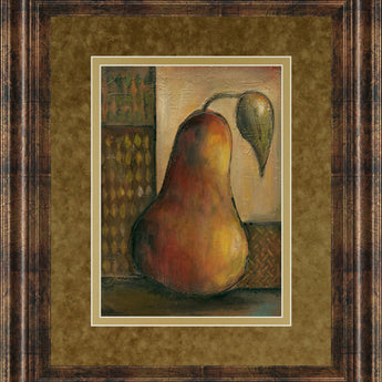 Peralicous I By Joyce Combs - Framed Print Wall Art - Light Brown