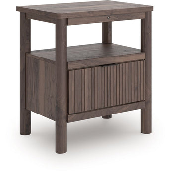 Pamytta - One Drawer Night Stand - Brown