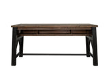 Loft Counter Height Sofa Table Two Tone Gray / Brown - alternate view