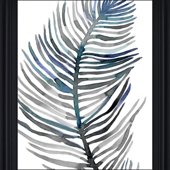 Feathered Palm Iii By Emma Scarvey - Gray