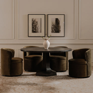 Dane - Silla giratoria - Verde