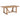Mesa de comedor extensible Middleton de 267 cm - Marrón natural