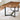 Mesa de comedor rectangular Fortmaine - Marrón/Negro