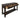 Teak - Sofa Table - Oil Black
