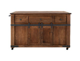 Parota Kitchen Island Cinnamon Brown - alternate view