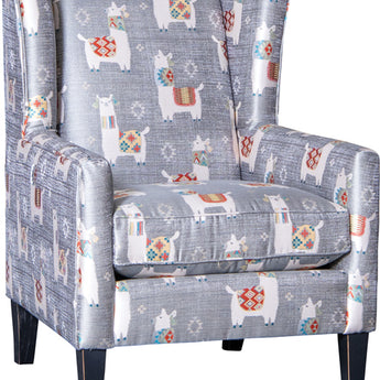 Mayo 1421 Series Transitional Wing Back Chair