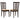 Kelso - Lattice Back Dining Side Chair (Set of 2) - Cappuccino