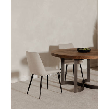 Bent - Round Dining Table - Smoked