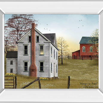Morning Has Broken By Billy Jacobs - Mirror Framed Print Wall Art - Green