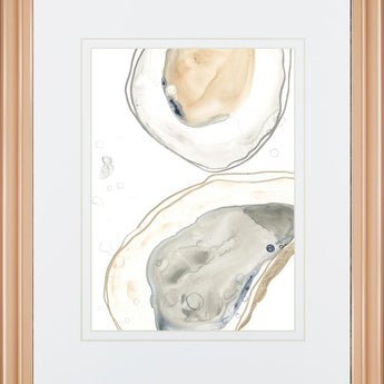 34x40 Ocean Oysters I By June Erica Vess - Gray