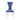 Azriel - Silla auxiliar (juego de 2) - Terciopelo azul y acabado plateado espejado