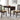 Kelso - 3 Piece Drop Leaf Dining Table Set - Cappuccino