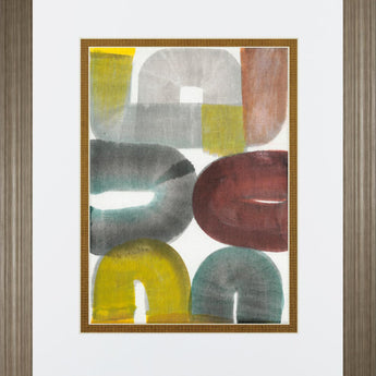 34x40 Geode Abstraction II By Jodi Fuchs - Dark Gray