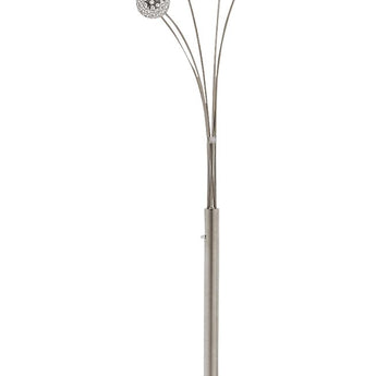 Winter - Metal Arc Lamp  - Silver Finish
