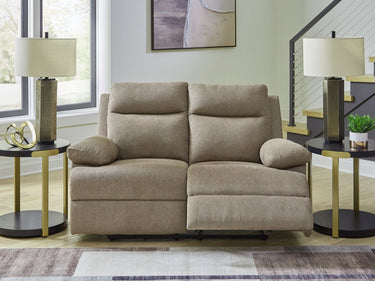 Side-Swipe - Reclining Loveseat - Mocha
