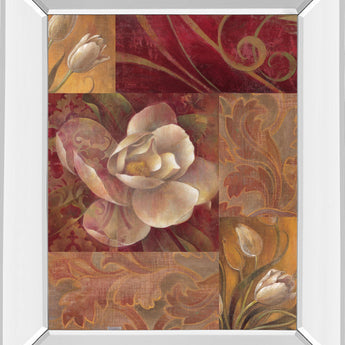 Variety Of Style I By Elaine Vollherbst-Lane - Mirror Framed Print Wall Art - Red