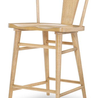 XXX's And OOO's - Counter Height Splat Back Chair (Set of 2)