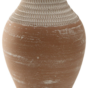 Reclove - Vase - 13" - Distressed White