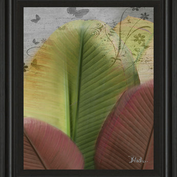 Butterfly Palm I By Patricia Pinto - Framed Print Wall Art - Green