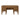 Portico - Half Pedestal Desk With Power / USB - Brown Oak
