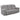 Gilson - Chenille Upholstered Reclining Sofa - Gray