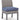 Half Moon Beach - Side Chair With Cushion (Set of 2) - Blue / Gray