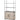 Crossings Monaco - Bookcase - Weathered Blanc