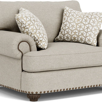 Patterson - Fabric Chair, Nailhead Trim