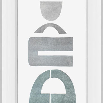 Neutral Totems VII By Rob Delamater - Pearl Silver