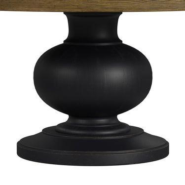 Heritage & Home - Round Dining Table - Oak Brown And Black