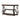 Laney - Scrollwork Entryway Sofa Console Table - Deep Merlot