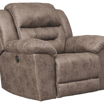 Stoneland - Power Rocker Recliner - Light Brown