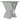Taffeta - Glass Top Mirrored Acrylic Table